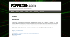 Desktop Screenshot of poppikone.com