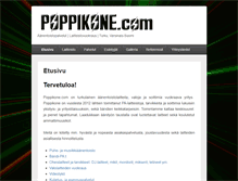 Tablet Screenshot of poppikone.com